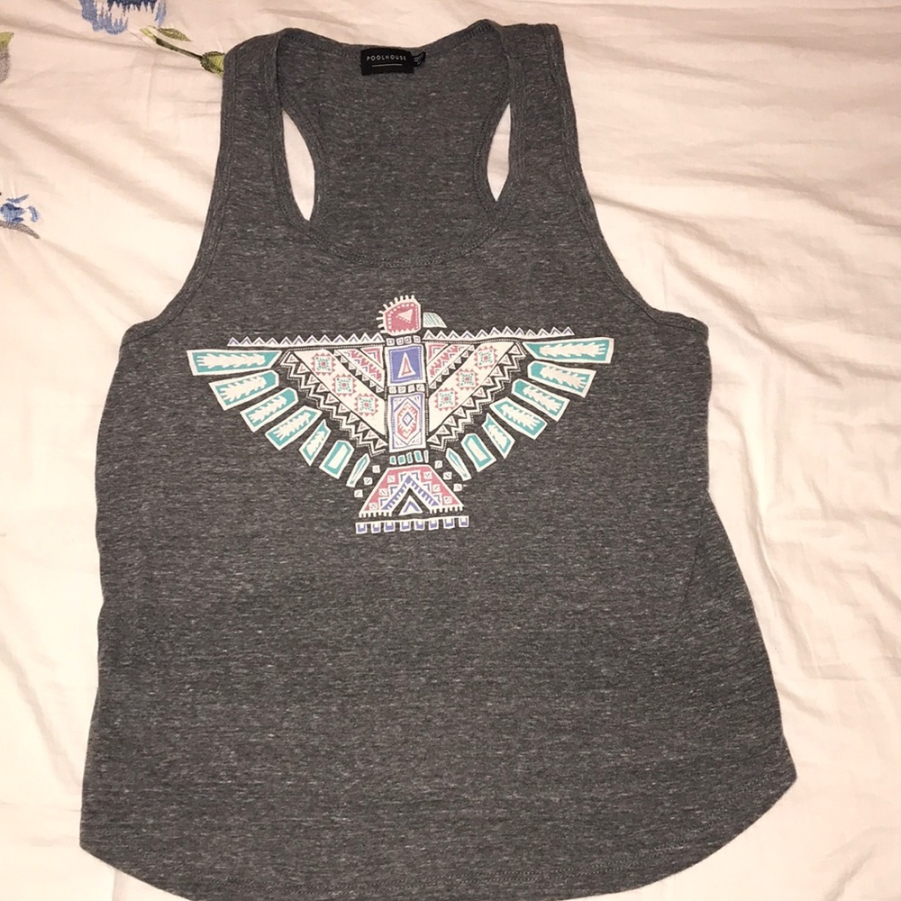 Boho tribal Aztec tank top